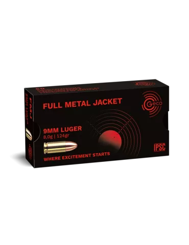 Balles Geco FMJ cal.9x19mm Parabellum x50