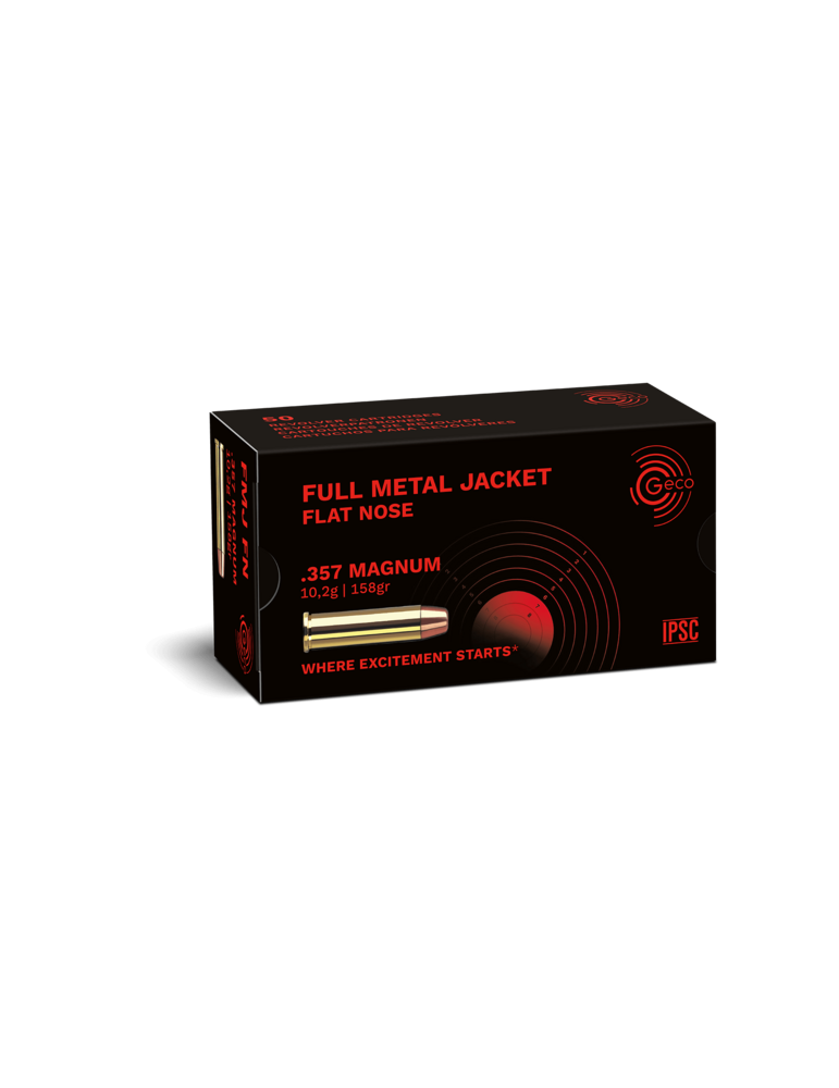 GECO 357MAG FMJ 158GR