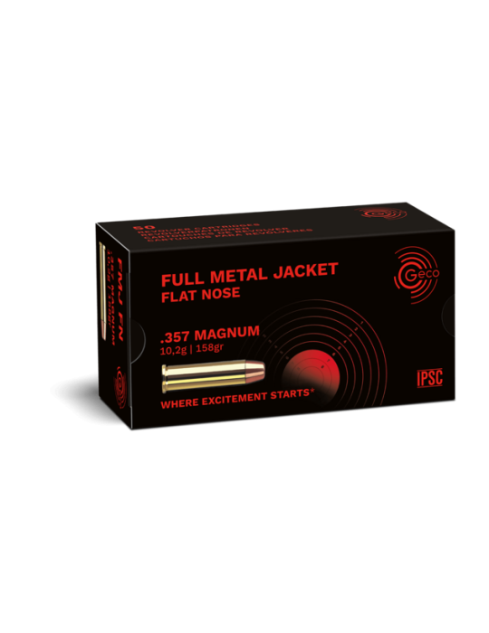 GECO 357MAG FMJ 158GR