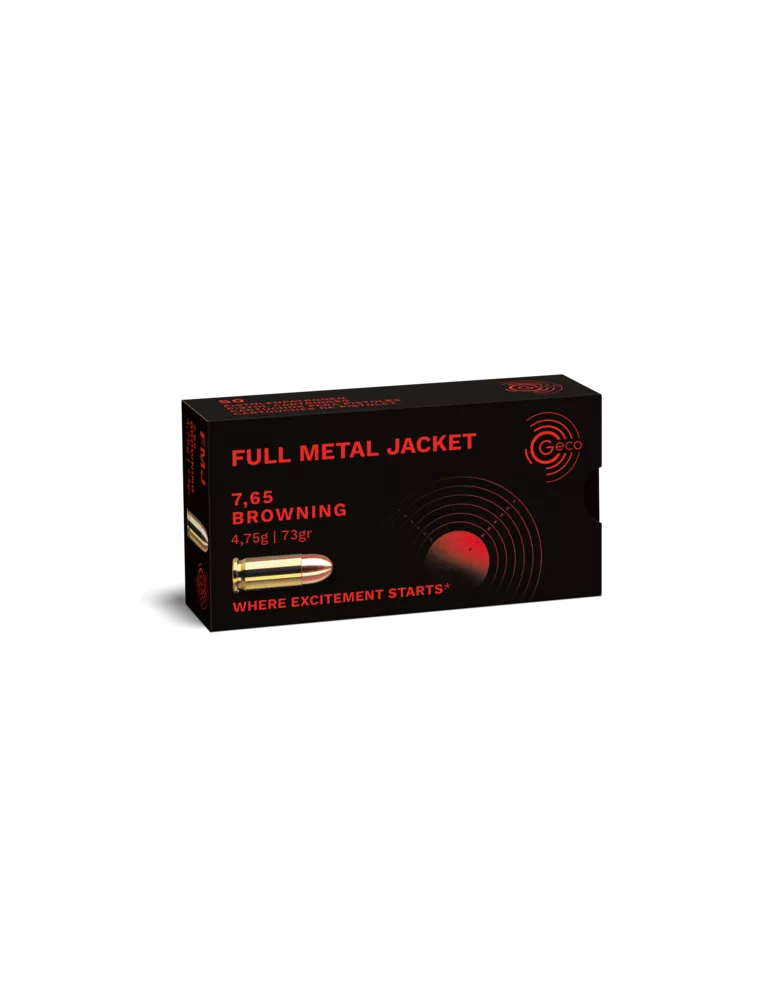 GECO 7.65 BW FMJ 73GR