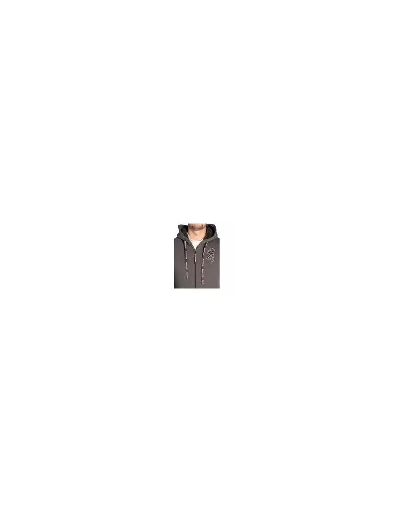 SWEATSHIRT SNAPSHOT WARM GRIS CENDRÉ BROWNING