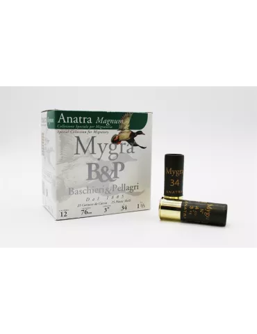 CARTOUCHES B&P MYGRA ANATRA CAL12 PB N°3+4 34G BJ