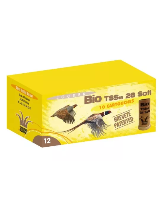 CARTOUCHES JOCKER BIO TSS 28 SOFT CAL12 PB N°9 28G BJ BBIO