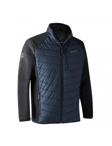 VESTE DOUDOUNE MOOR DEERHUTER AVEC TRICOT DARK BLUE
