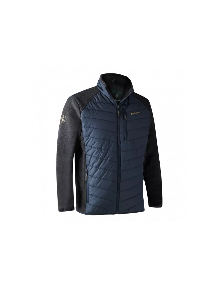 VESTE DOUDOUNE MOOR DEERHUTER AVEC TRICOT DARK BLUE
