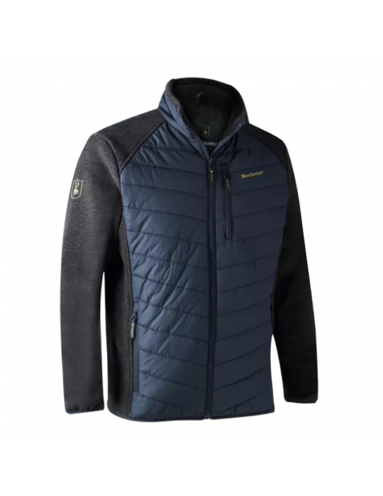 VESTE DOUDOUNE MOOR DEERHUTER AVEC TRICOT DARK BLUE