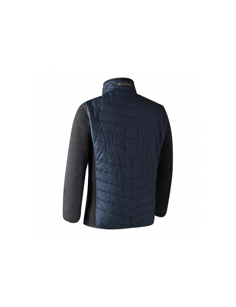 VESTE DOUDOUNE MOOR DEERHUTER AVEC TRICOT DARK BLUE