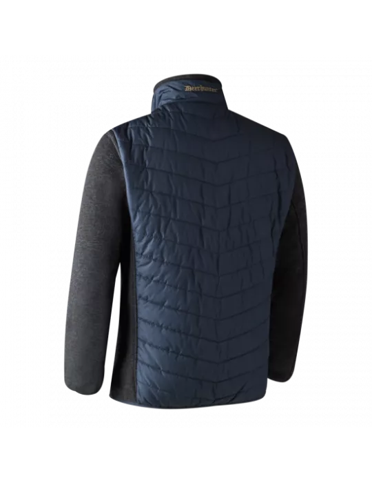 VESTE DOUDOUNE MOOR DEERHUTER AVEC TRICOT DARK BLUE