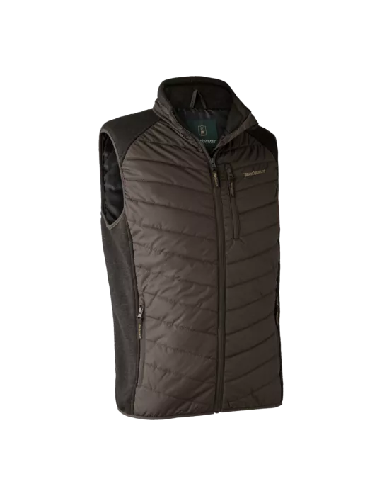 GILET DOUDOUNE MOOR DEERHUNTER AVEC TRICOT BROWN