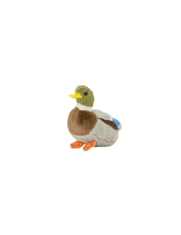 PELUCHE CANARD COLVERT PETIT MODELE 13 CM