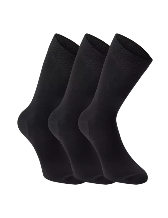 CHAUSSETTES BAMBOU LOTS DE 3 PAIRES NOIRES DEERHUNTER