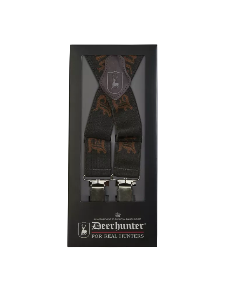 BRETELLES LOGO DEERHUNTER AVEC CLIPS