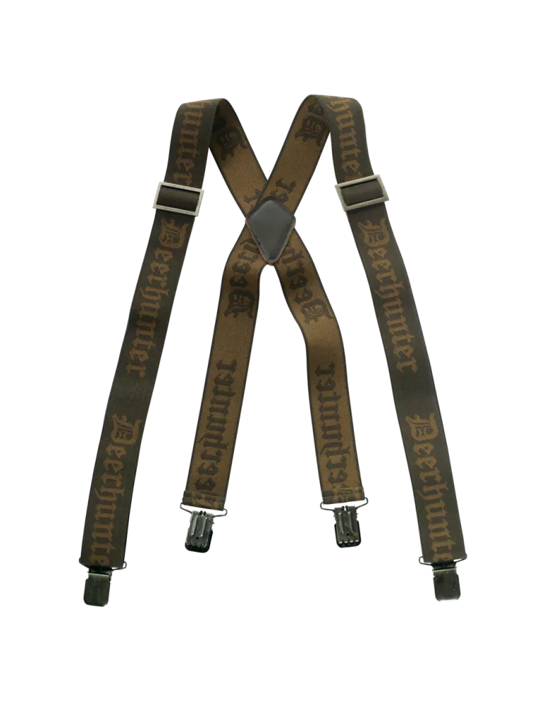 BRETELLES LOGO DEERHUNTER AVEC CLIPS
