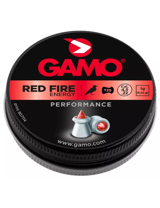 PLOMBS RED FIRE ENERGY 4,5 MM GAMO