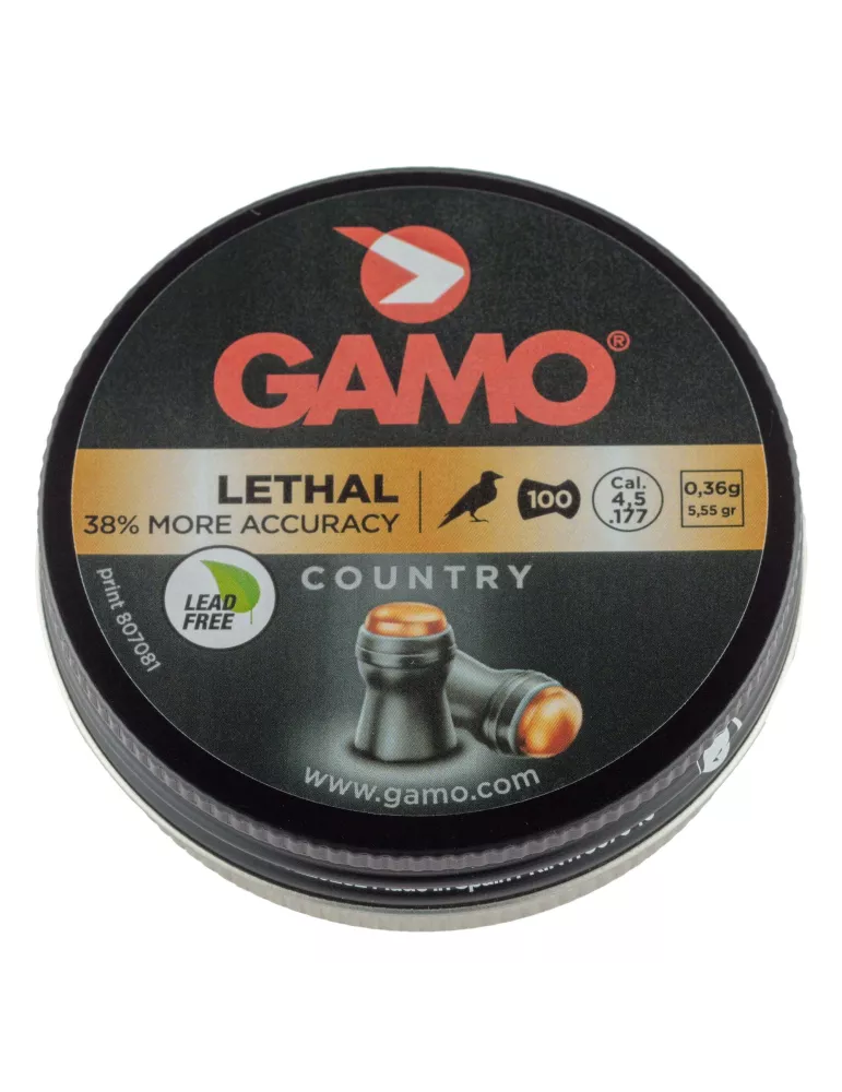 PLOMBS LETHAL MORE PENETRATION 4,5 MM GAMO