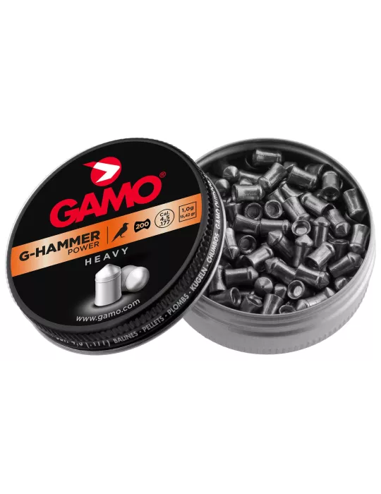 PLOMBS G-HAMMER POWER LOURDS 4,5 MM GAMO