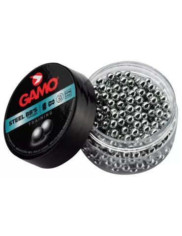 PLOMBS BILLES RONDES STEEL BB'S 4.5MM GAMO 2