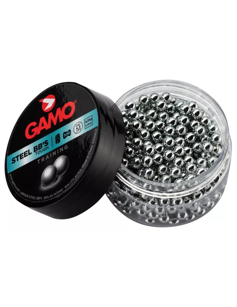 PLOMBS BILLES RONDES STEEL BB'S 4.5MM GAMO