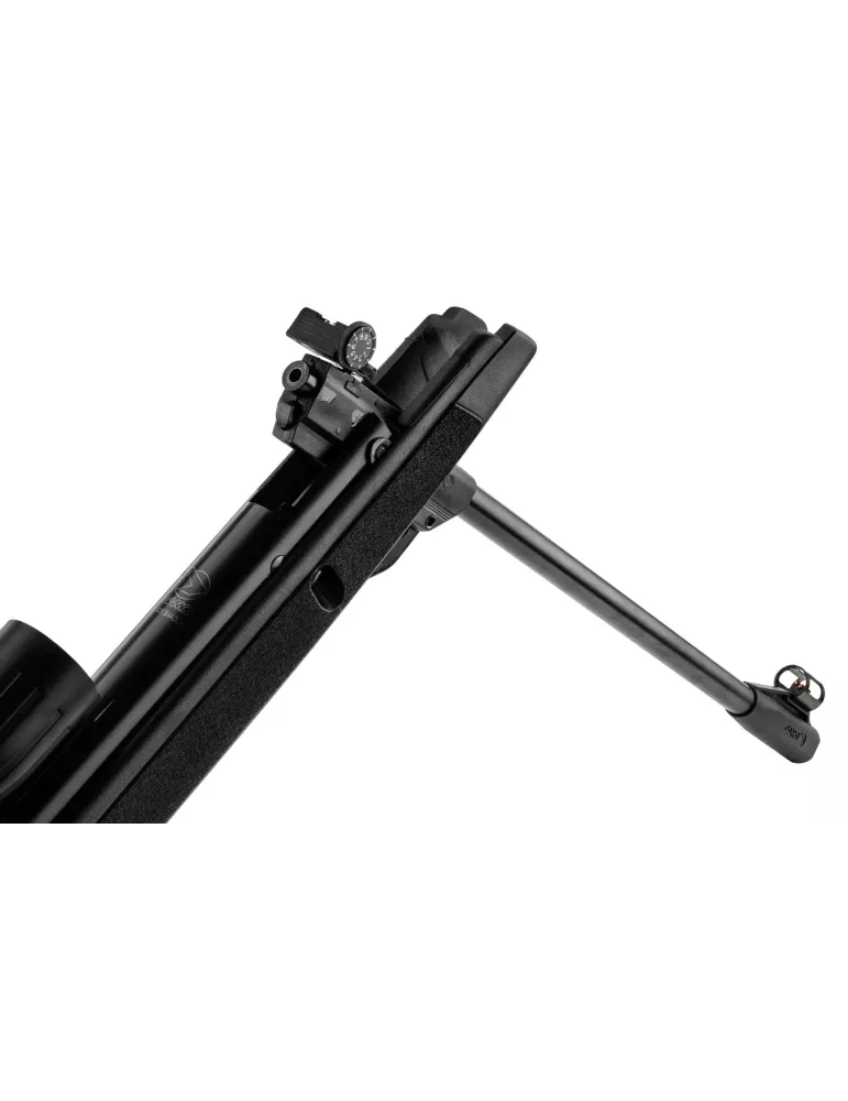 CARABINE A AIR COMPRIME GAMO BLACK SHADOW COMBO SYNTHETIQUE 4.5MM 14J + LUNETTE 4X32 + PLOMBS PRO MATCH