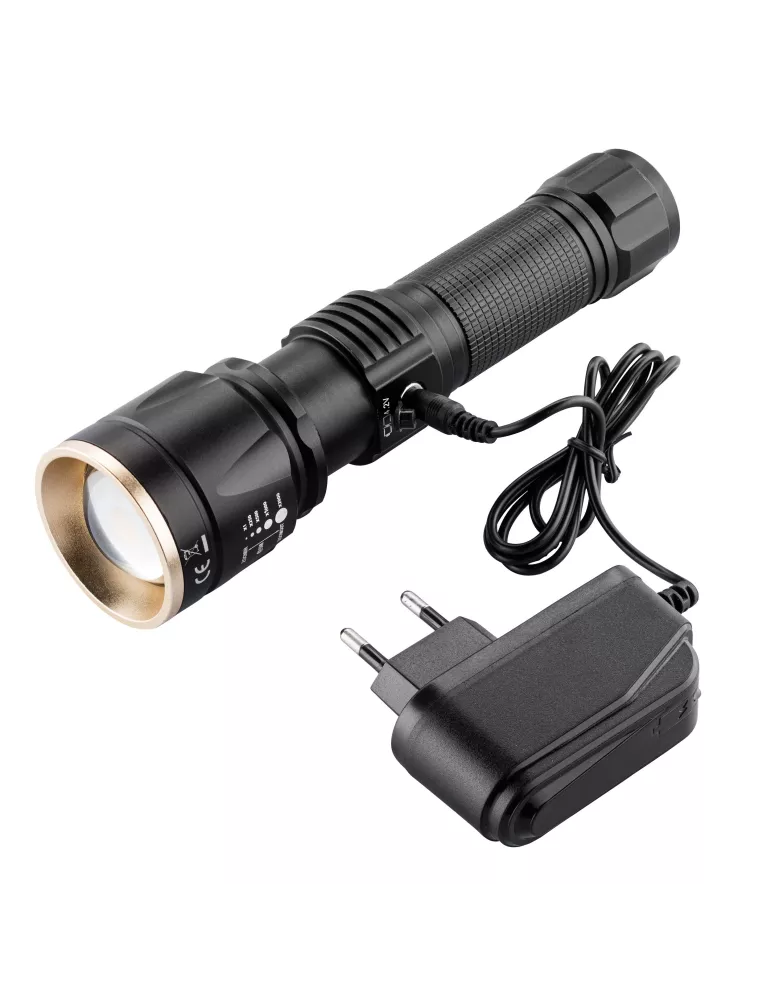 LAMPE TACTIQUE RECHARGEABLE NUM'AXE LED 1000 LUMENS