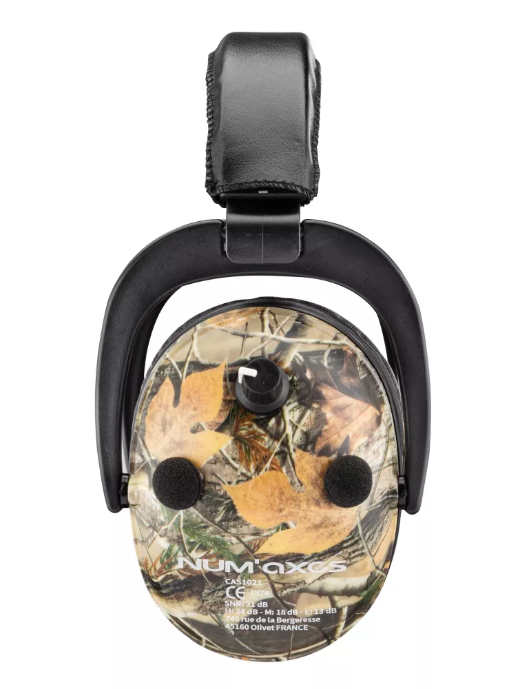 CASQUE DE PROTECTION AUDUTIVE ELECTRONIQUE NUM'AXES CAMO