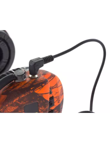 CASQUE DE PROTECTION AUDITIF SORDIN AMPLIFIE MSA SUPREME PRO X LED CAMO ORANGE 2