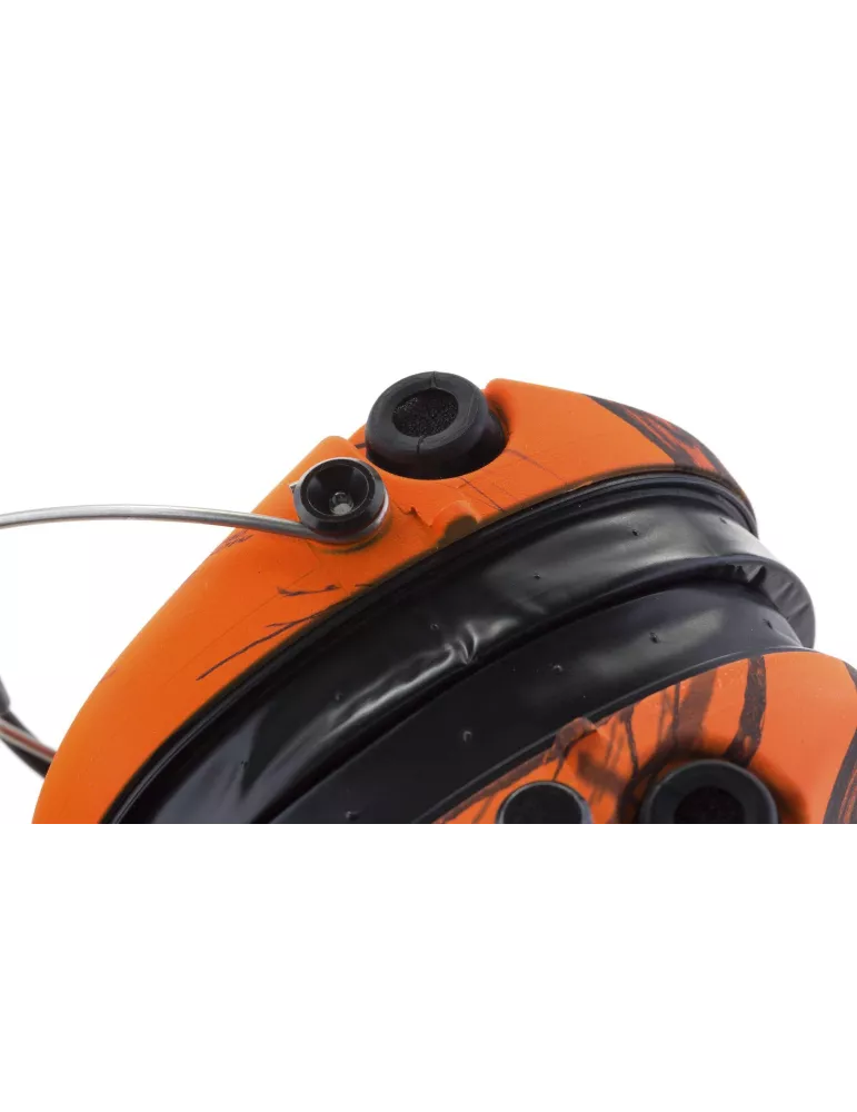 CASQUE DE PROTECTION AUDITIF SORDIN AMPLIFIE MSA SUPREME PRO X LED CAMO ORANGE