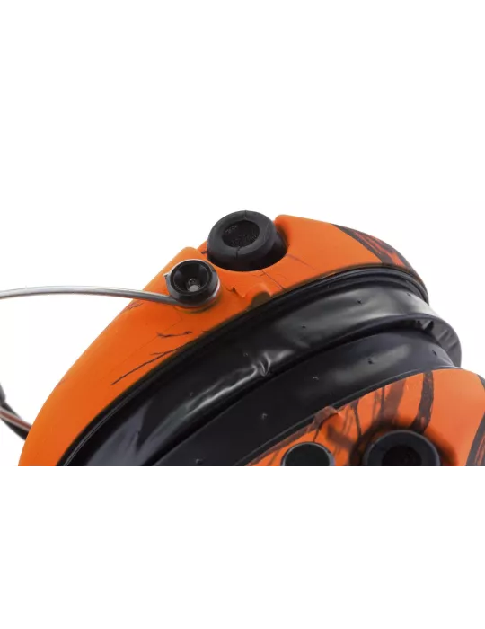 CASQUE DE PROTECTION AUDITIF SORDIN AMPLIFIE MSA SUPREME PRO X LED CAMO ORANGE