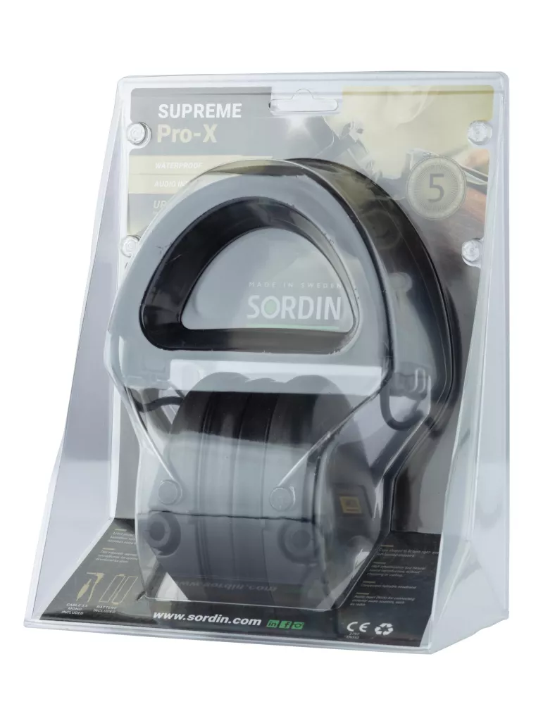 CASQUE DE PROTECTION AUDITIVE SORDIN AMPLIFIE SUPREME PRO X