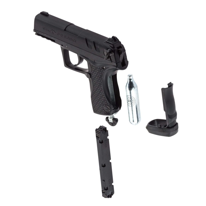 PISTOLET CO2 GAMO C-15 BLOWBACK CAL/4.5MM 3.98J