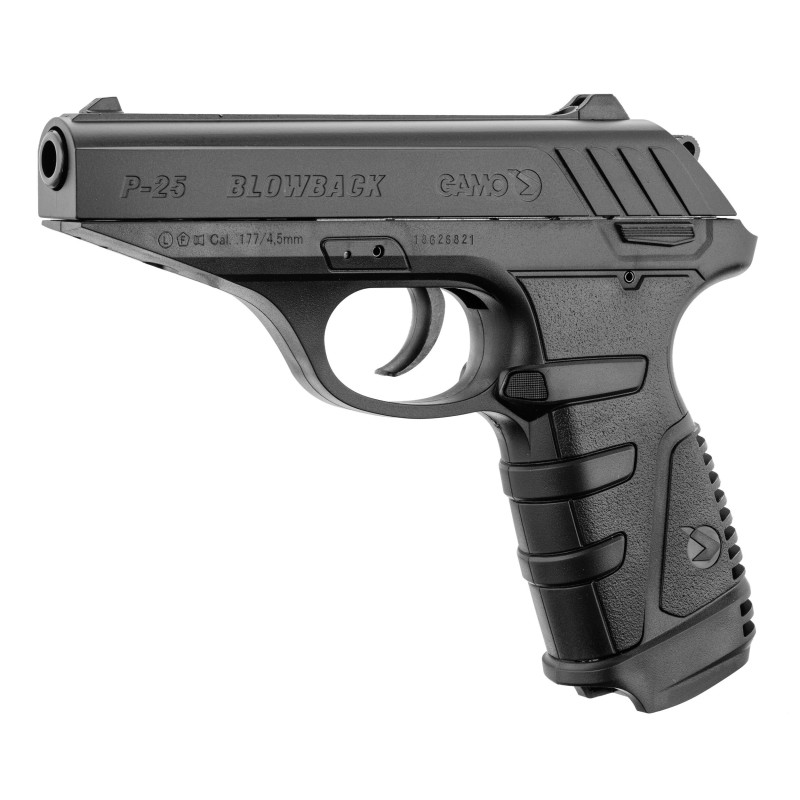 PISTOLET CO2 GAMO P25 BLOWBACK CAL/4.5MM 3.98J