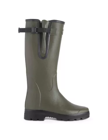 BOTTES VIERZON LE CHAMEAU HOMME DOUBLEES JERSEY COTON VERT CHAMEAU 2