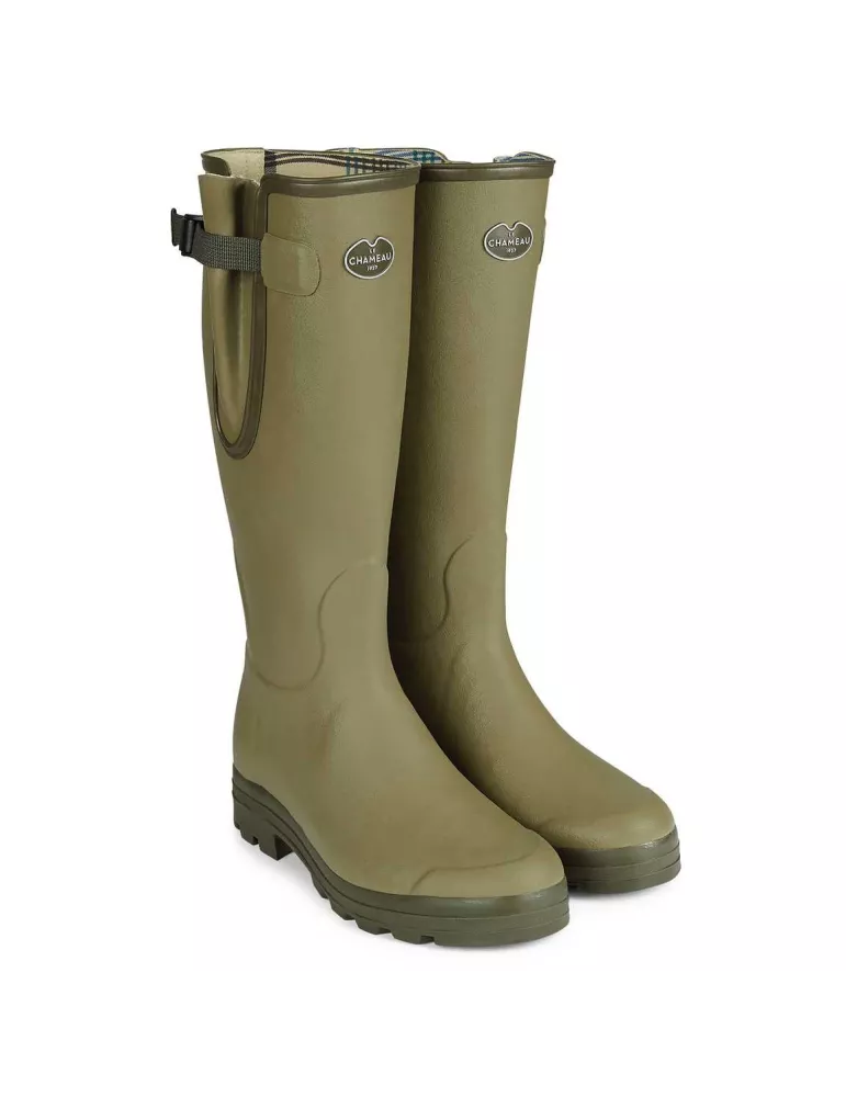 BOTTES VIERZON HOMME LE CHAMEAU DOUBLEES JERSEY VERT VIERZON