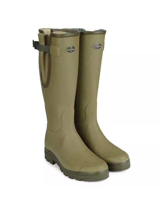 BOTTES VIERZON HOMME LE CHAMEAU DOUBLEES JERSEY VERT VIERZON