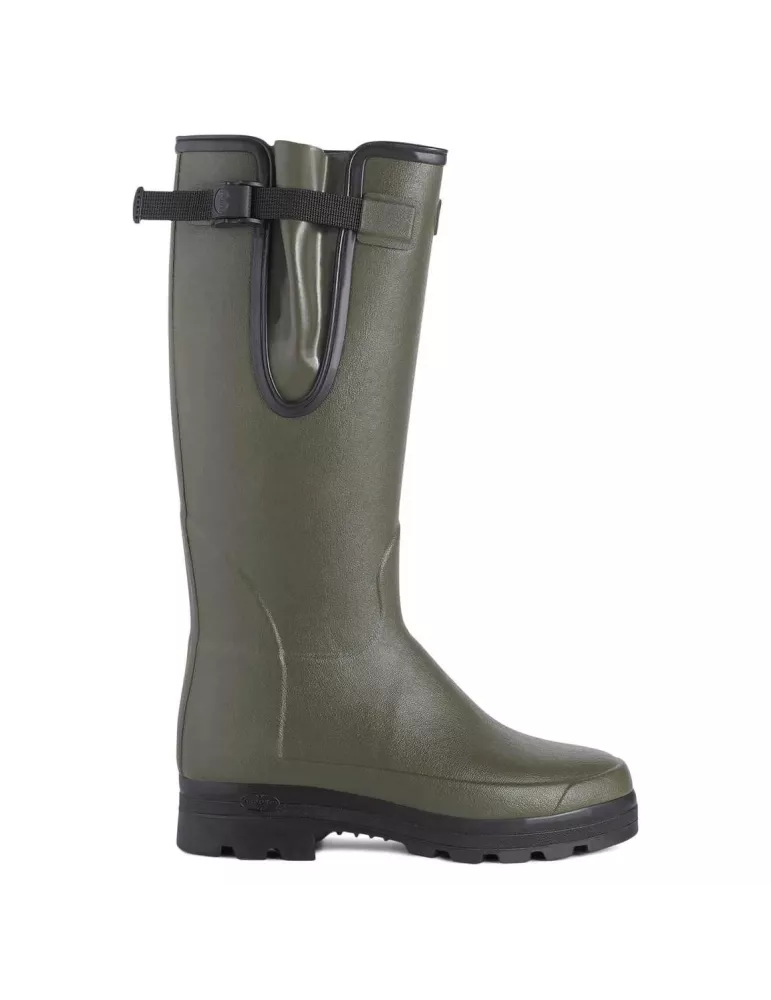 BOTTES VIERZONORD HOMME LE CHAMEAU DOUBLEES NEOPRENE VERT CHAMEAU
