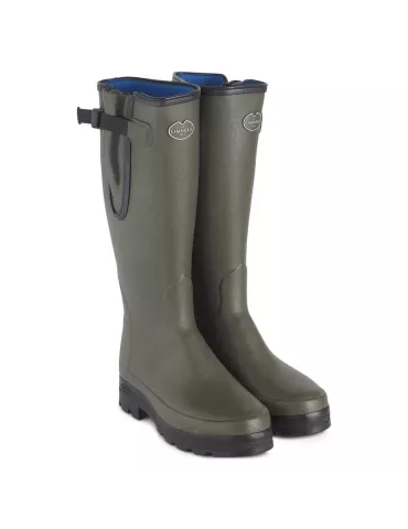 BOTTES VIERZONORD HOMME LE CHAMEAU DOUBLEES NEOPRENE VERT CHAMEAU