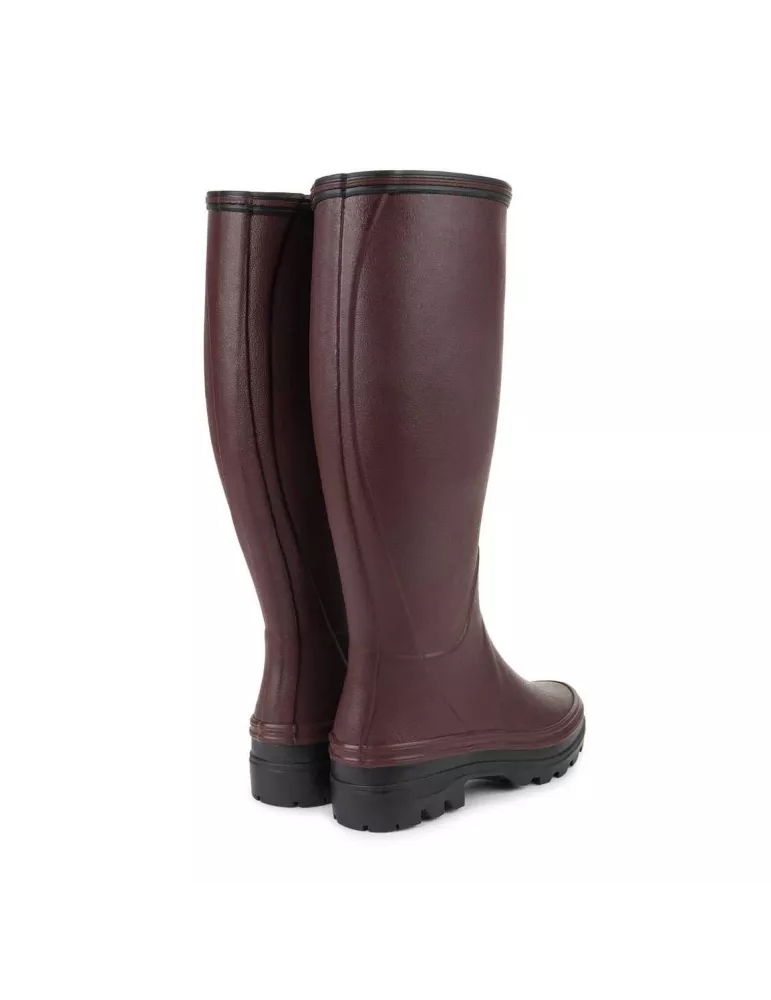 BOTTES GIVERNY FEMME LE CHAMEAU DOUBLEES JERSEY CHERRY