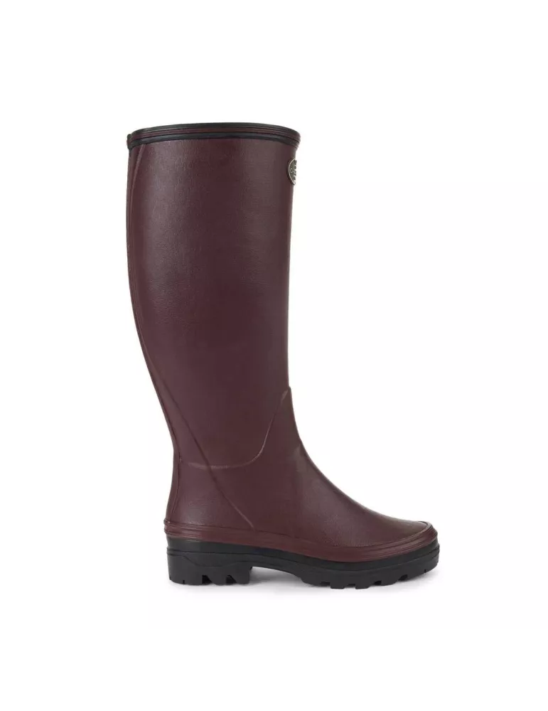 BOTTES GIVERNY FEMME LE CHAMEAU DOUBLEES JERSEY CHERRY