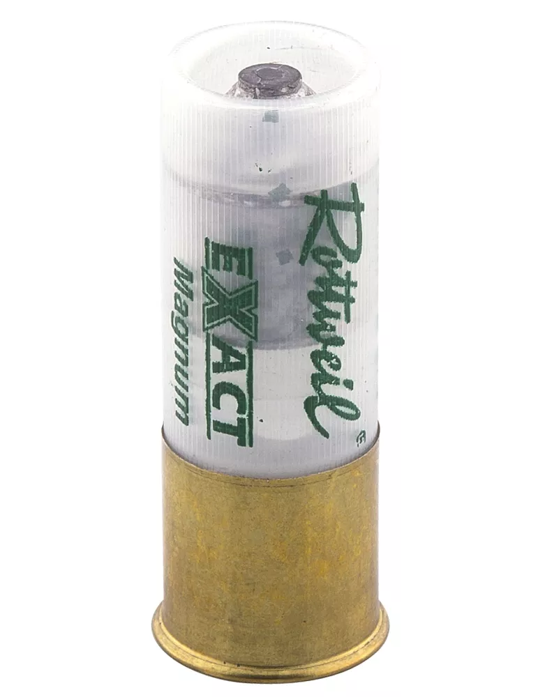 CARTOUCHE A BALLE ROTTWEIL EXACT "MAGNUM" CAL12/70 32 GR