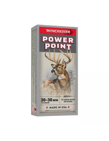 BALLES WINCHESTER POWER POINT CAL30-30WIN 150 GRAINS