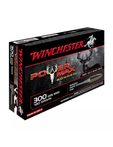 BALLES WINCHESTER POWER MAX CAL300 WM 180 GRAINS