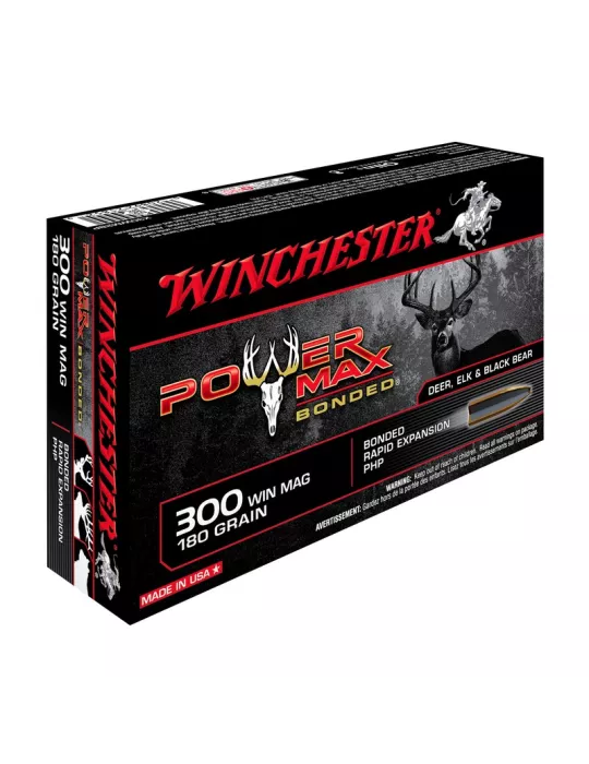 BALLES WINCHESTER POWER MAX CAL300 WM 180 GRAINS