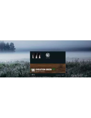 BALLES RWS EVOLUTION GREEN CAL8X68 S
