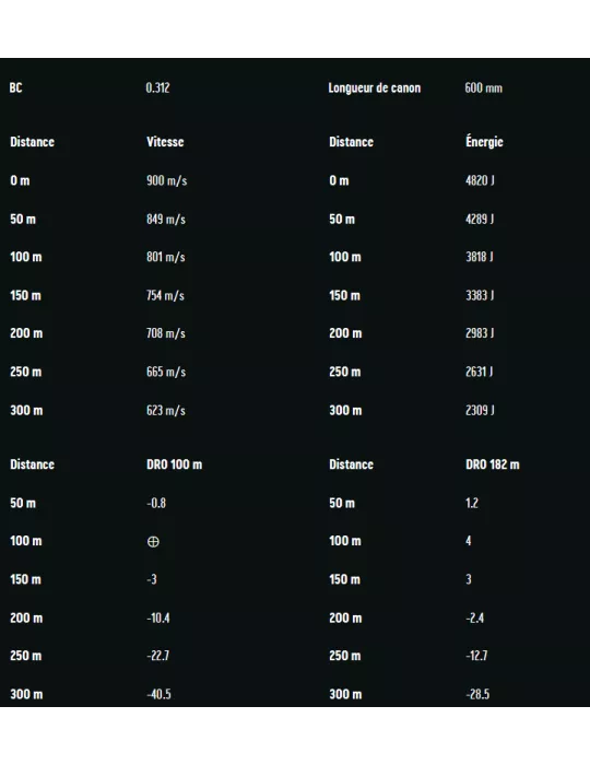 BALLES RWS EVOLUTION GREEN CAL9.3X62