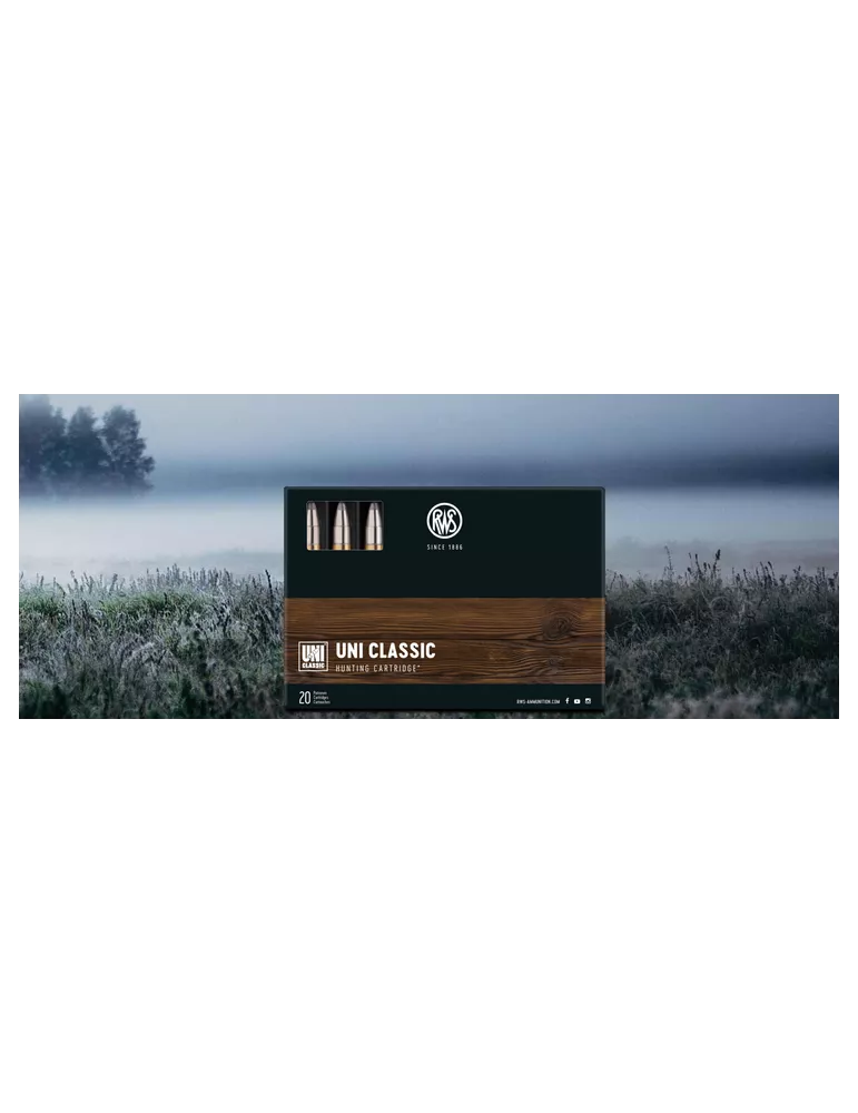 BALLES RWS UNI CLASSIC CAL9.3X74 R