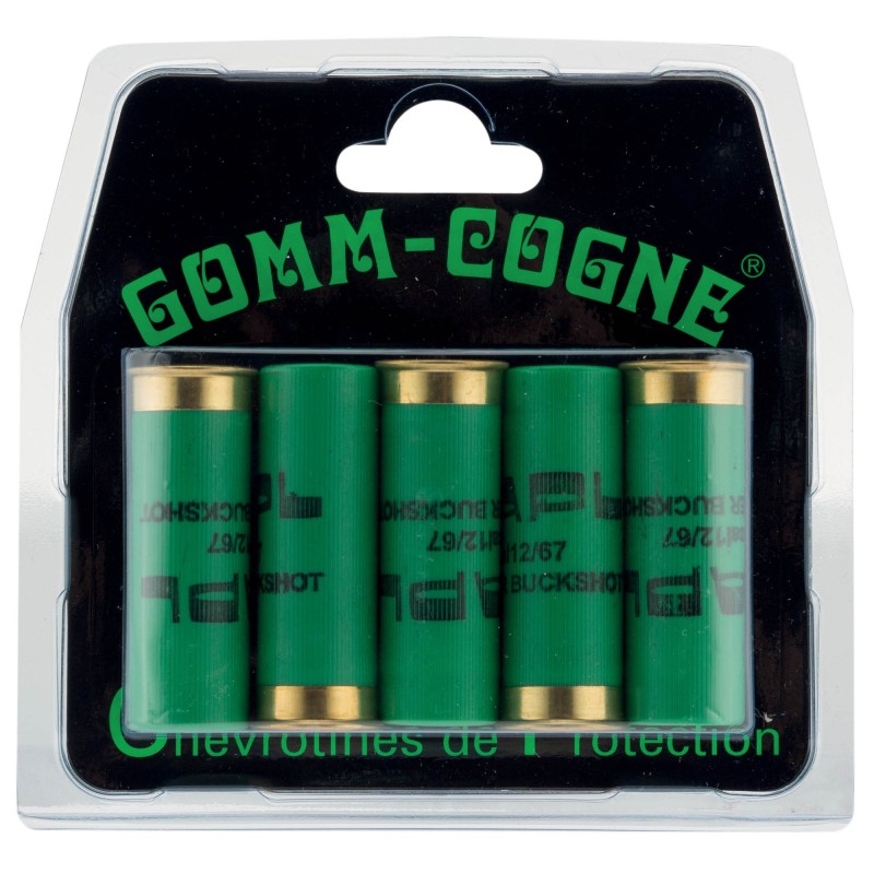 CARTOUCHES SAPL CHEVROTINES CAOUTCHOUC CAL12