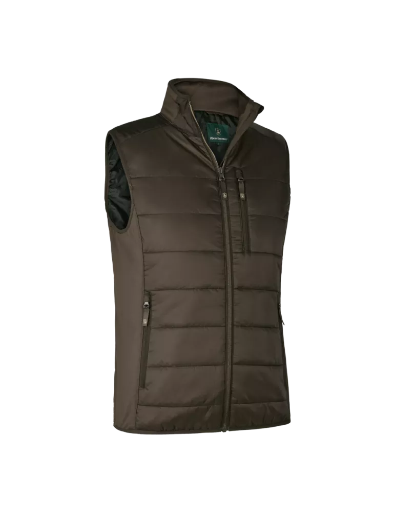 GILET DEERHUNTER MATELASSE SANS MANCHE CHAUFFANT WOOD
