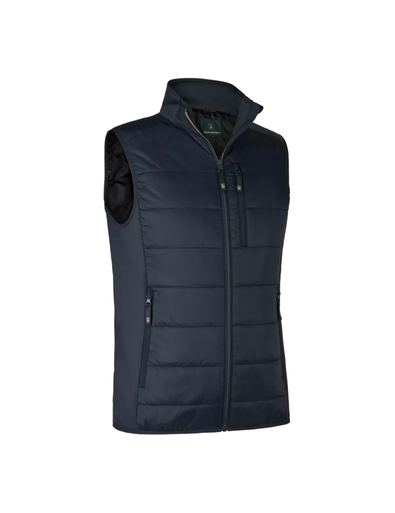 GILET DEERHUNTER MATELASSE SANS MANCHE CHAUFFANT DARK BLUE