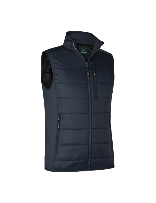 GILET DEERHUNTER MATELASSE SANS MANCHE CHAUFFANT DARK BLUE