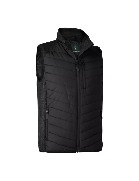 GILET DEERHUNTER DOUDOUNE MOOR AVEC TRICOT BLACK